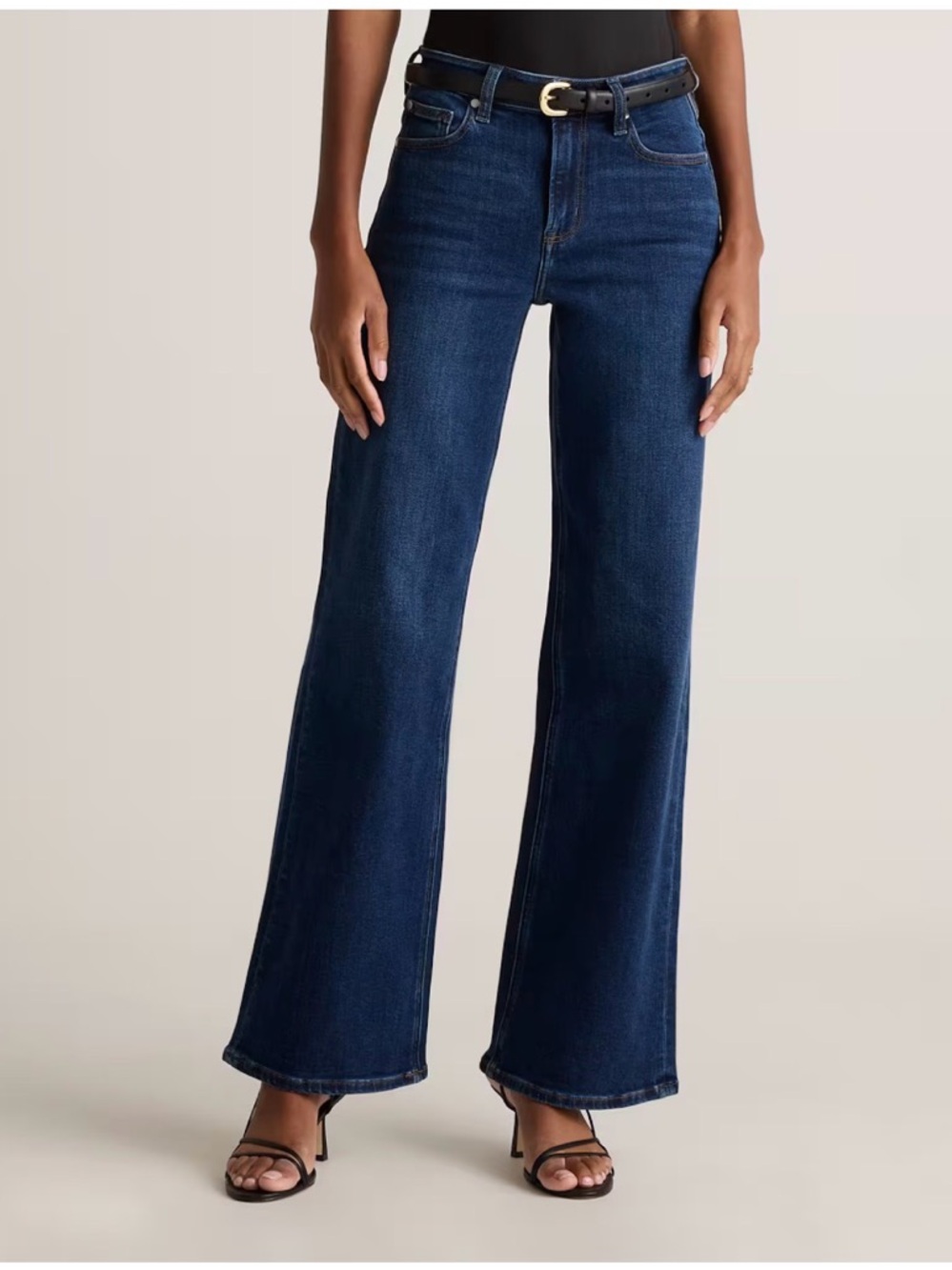 Quince Bella Wide Leg Stretch Jeans
